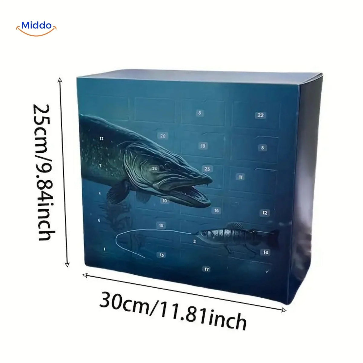 Advent Calendar Fishing Accessories Set of 24 Reusable