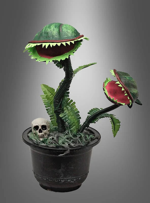 Animated Carnivorous Plant Red Light Spooky Sounds