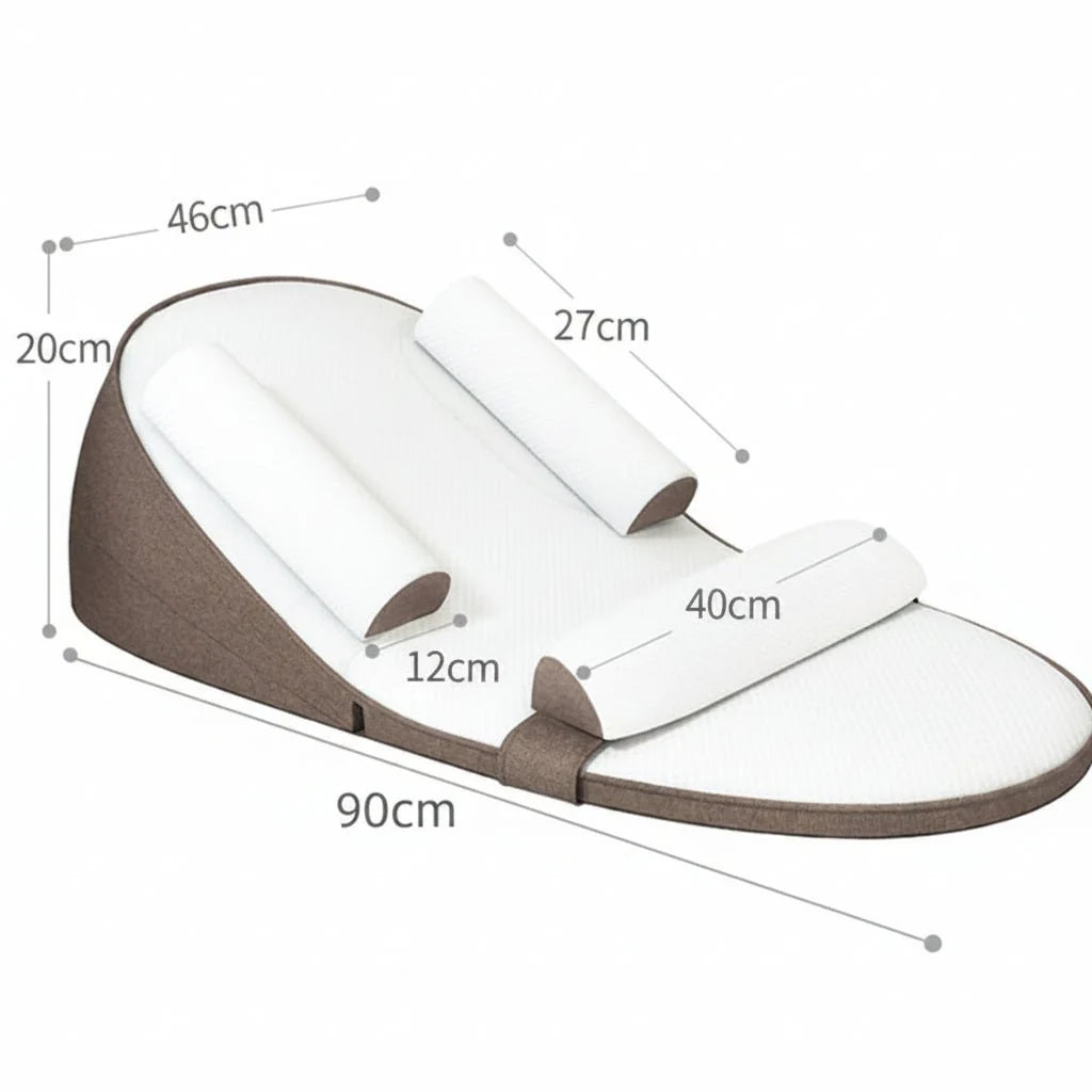 Baby Side-Sleeping Pillow Anti-Reflux Incline Washable Cover