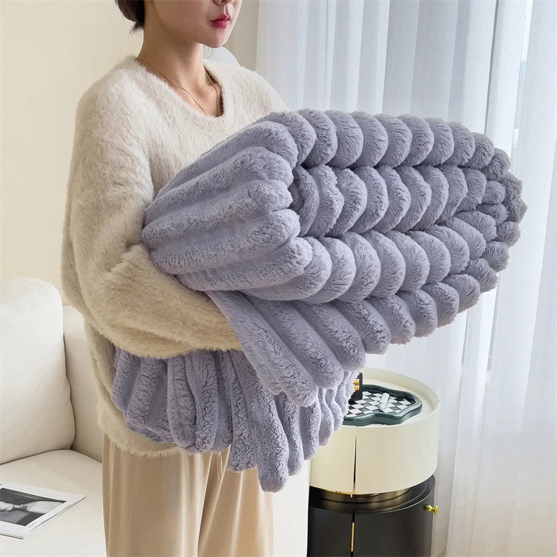Blanket Plush Soft Warm Machine Washable