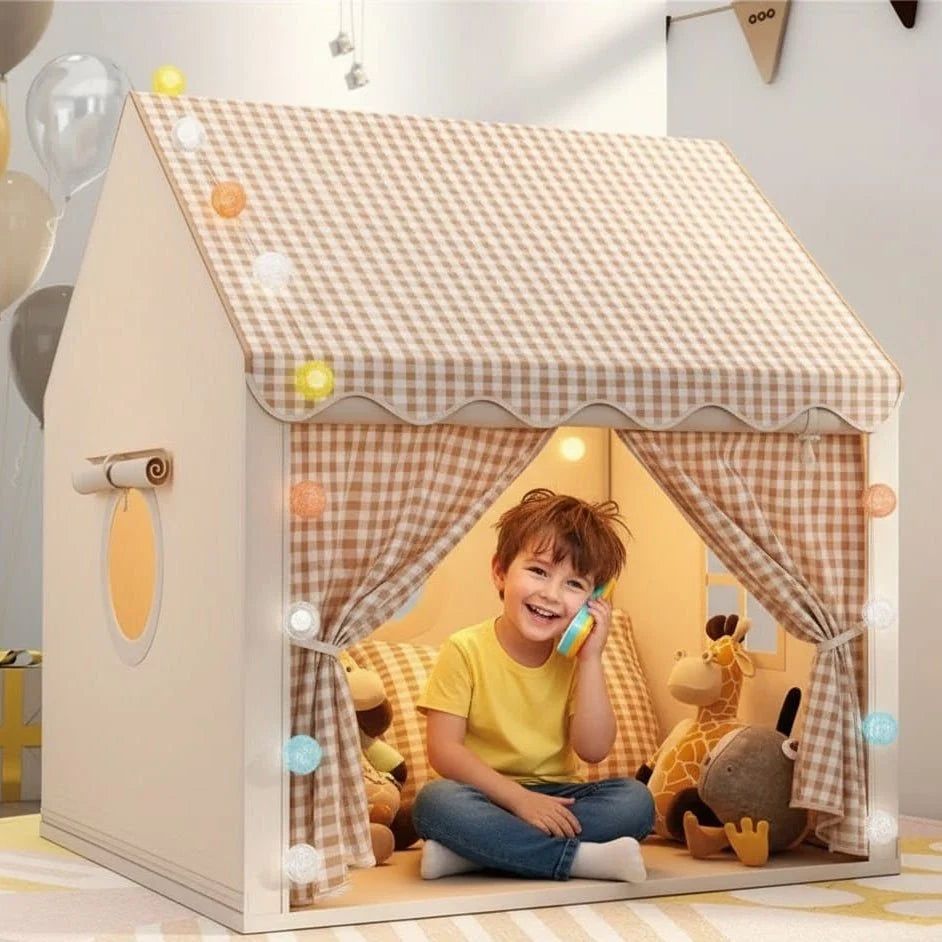 Children's Indoor Play Tent Cotton Blend Foldable