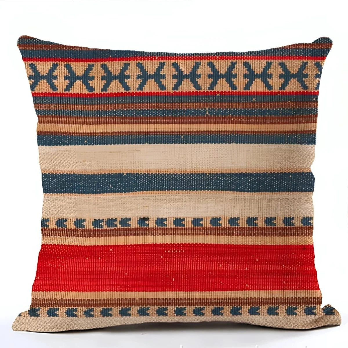 Cushion Cover Boho Pattern Polyester 17.7 Inch Square