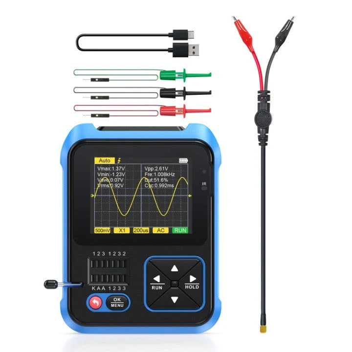 Digital Oscilloscope Voltage Measurement Transistor Testing