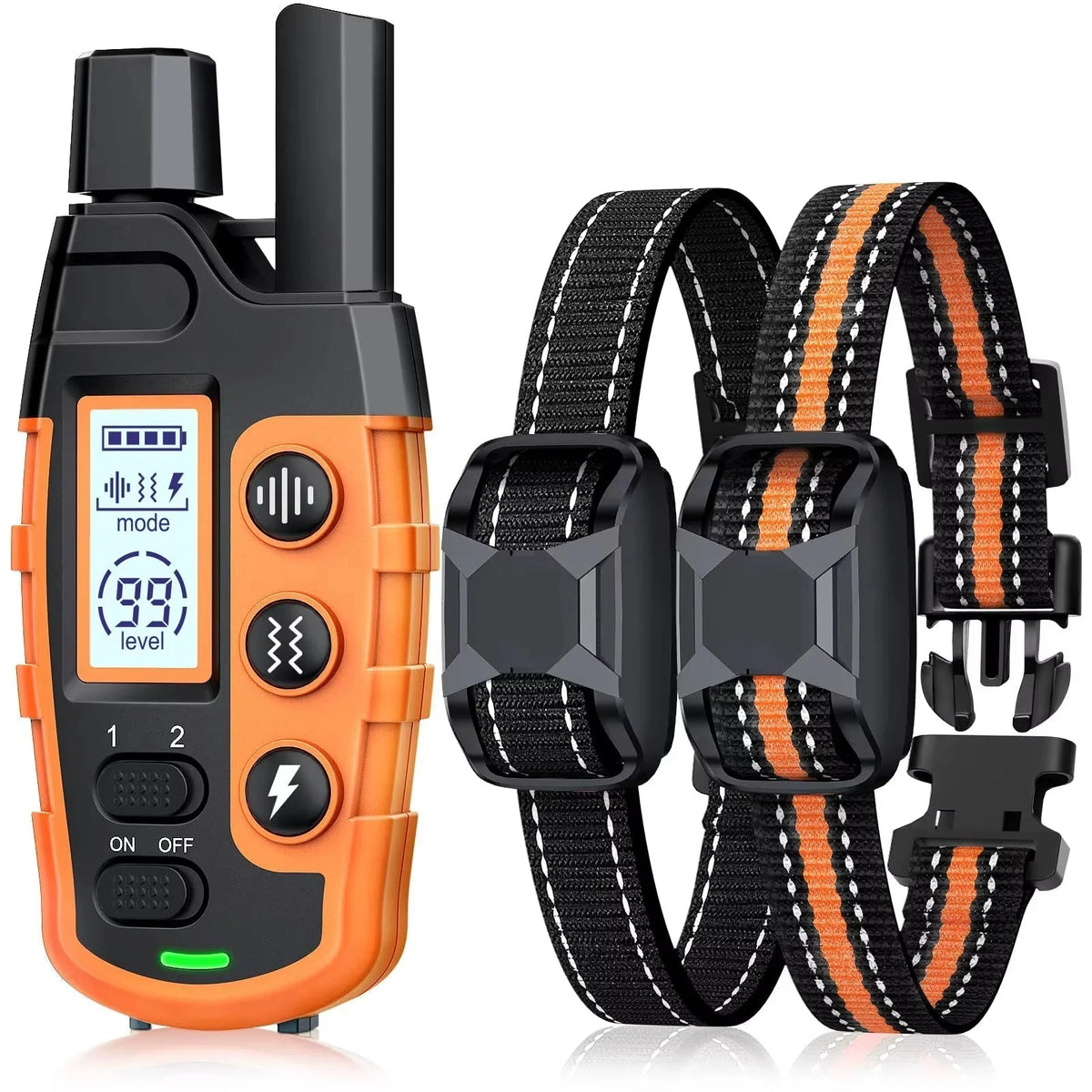 Dog Training Collar Waterproof 3 Modes 3,281 Ft Range