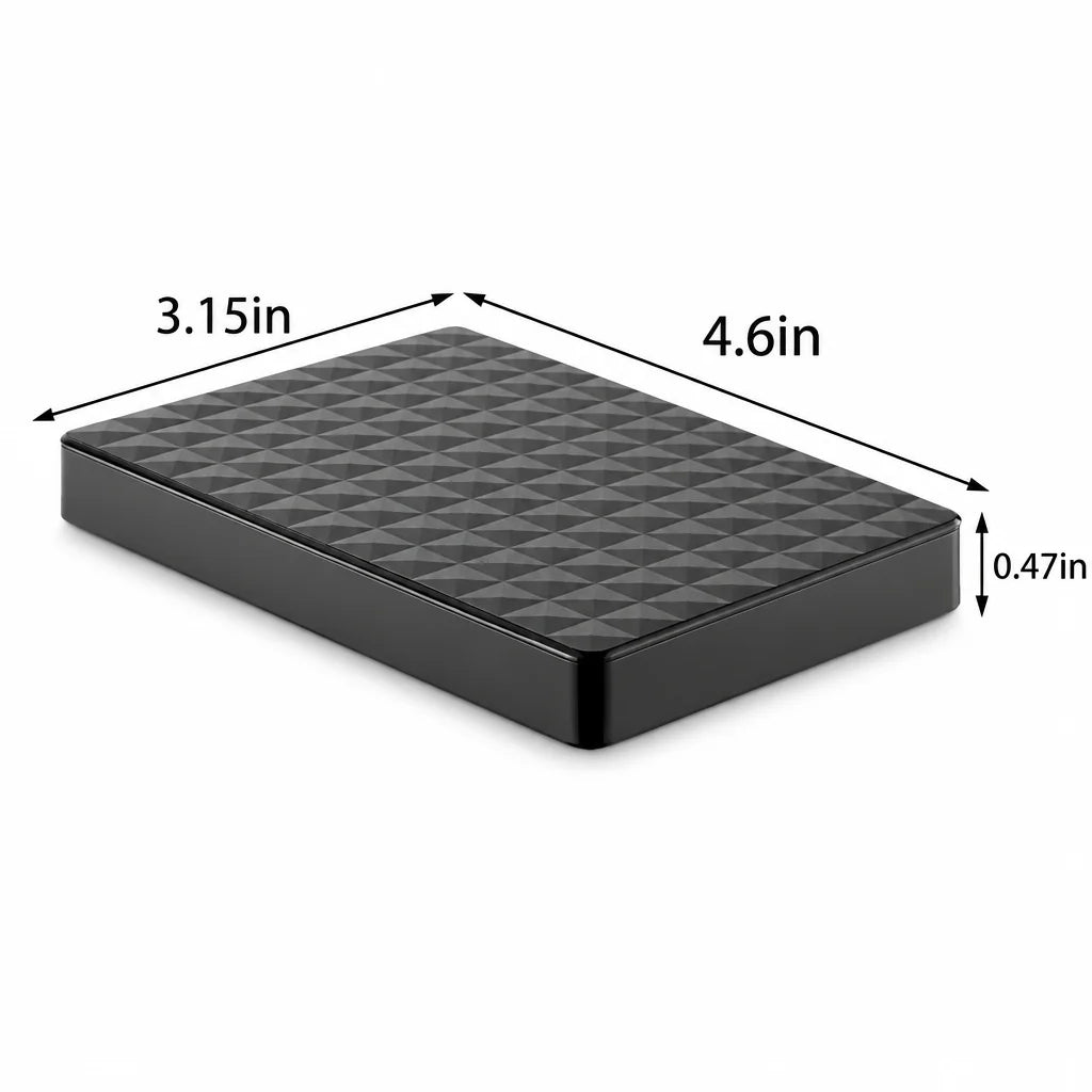 External Hard Drive 8TB USB 3.0 Portable Compact Design