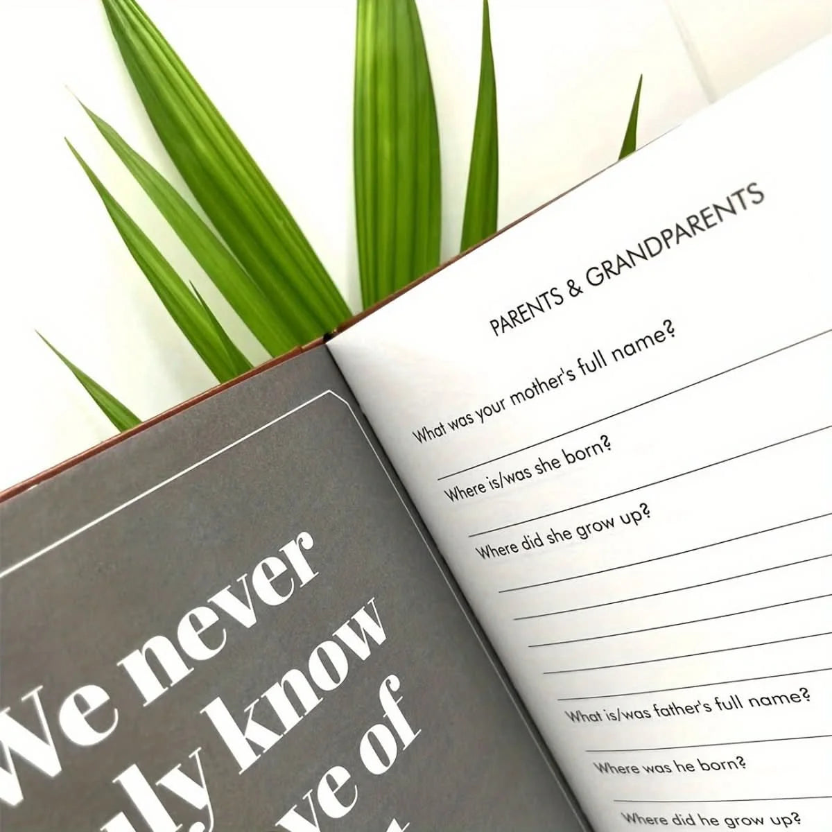 Family Journal Guided Prompts Hardcover Acid-Free Archival Paper