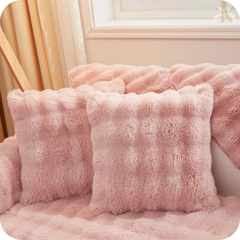 Furniture Cover Plush Non-Slip Scratch-Resistant