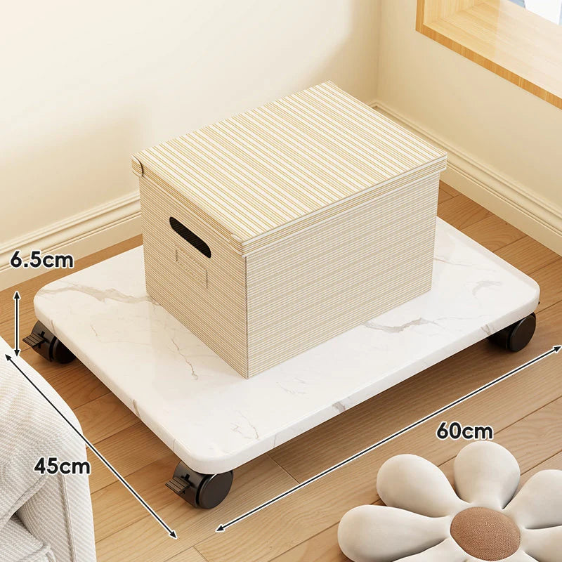 Furniture Dolly Low-Profile Locking Swivel Casters Non-Slip Surface