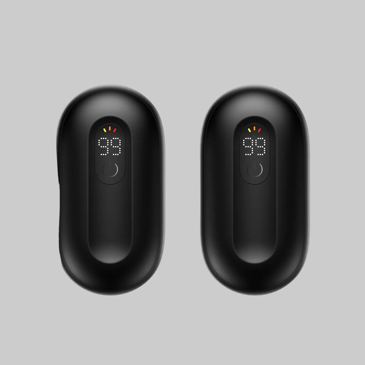 Hand Warmer Set Magnetic Pair LED Display USB-C Rechargeable