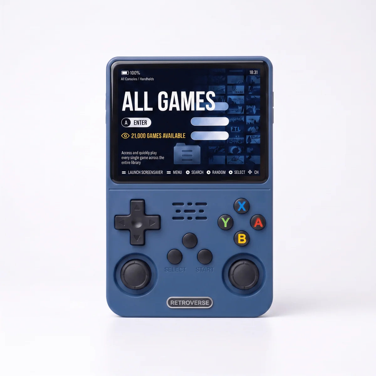 Handheld Game Console Retro Portable 64GB Storage