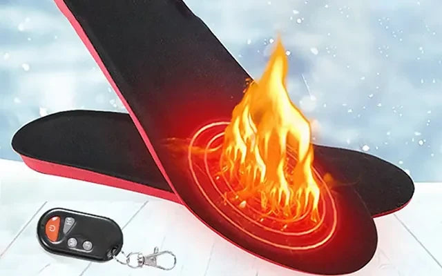 Heated Insoles Rechargeable Wireless Remote 3 Heat Settings