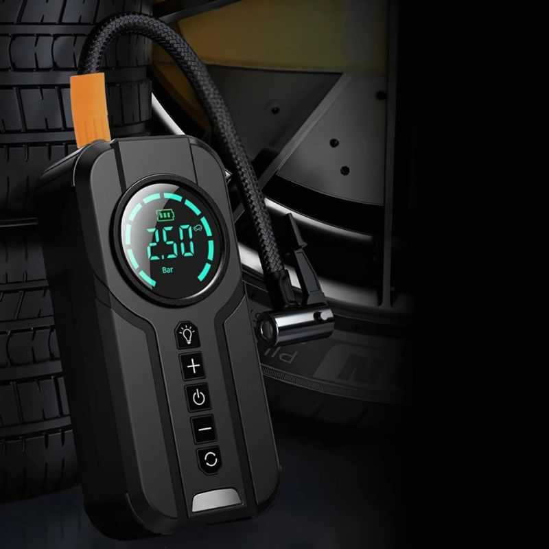 Jump Starter & Tire Inflator PSI & Battery Display