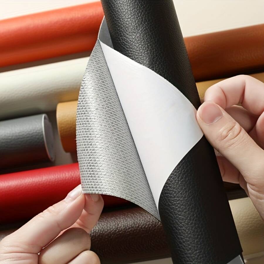 Leather Repair Patch PU Leather Self-Adhesive Waterproof Washable Cut-to-Size