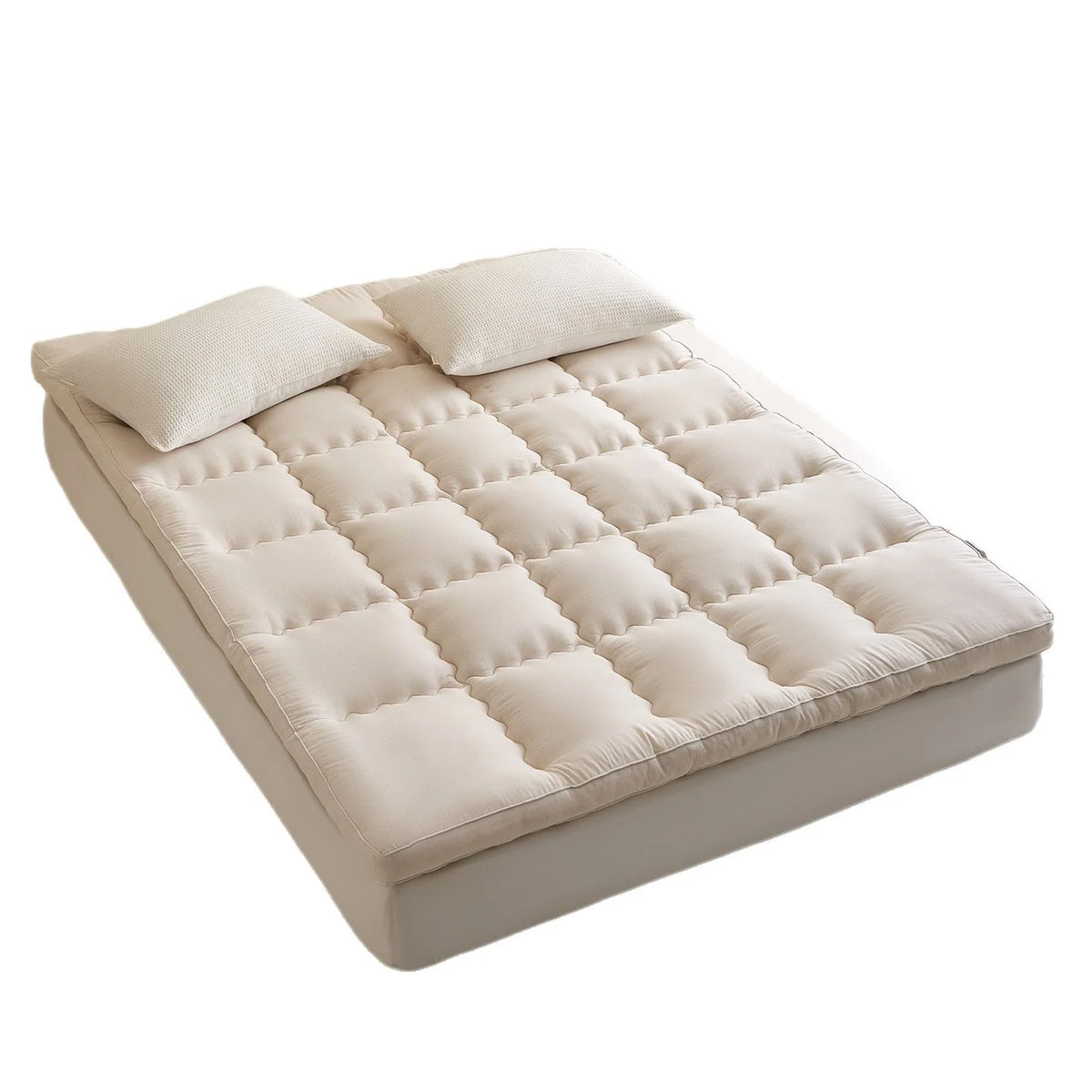 Mattress Topper Thick Tufted Cotton Cover