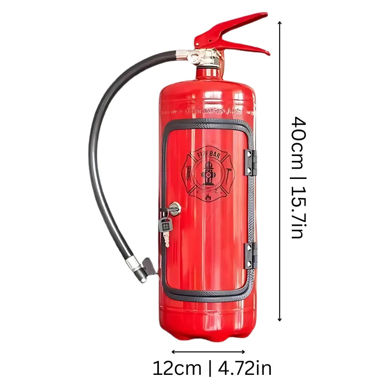 Minibar Handcrafted Fire Extinguisher Industrial Style