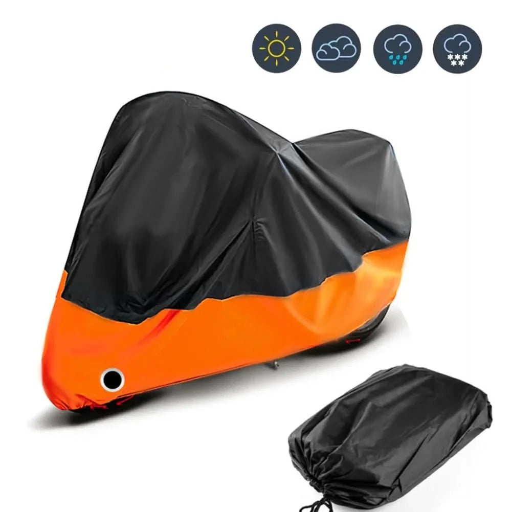 Motorcycle Cover Waterproof UV-Resistant With Lock Hole