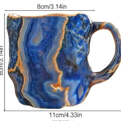 Mug Handcrafted Mineral Crystal Dishwasher & Microwave Safe