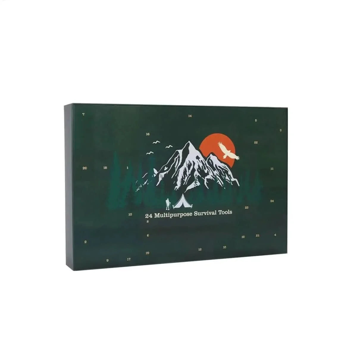 Outdoor Tool Advent Calendar 24-Piece Lightweight Portable Set