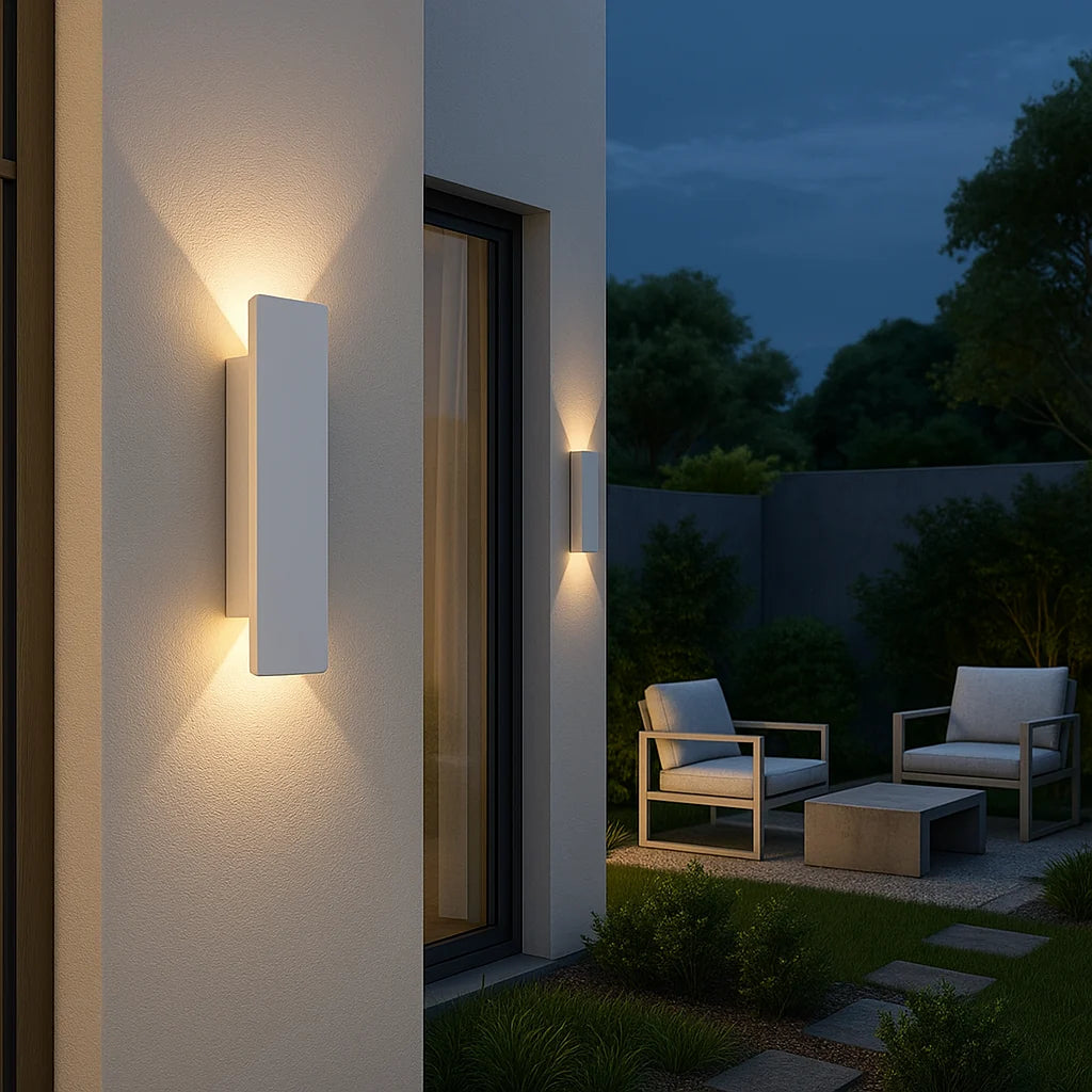 Outdoor Wall Light Aluminum IP65 Weatherproof LED