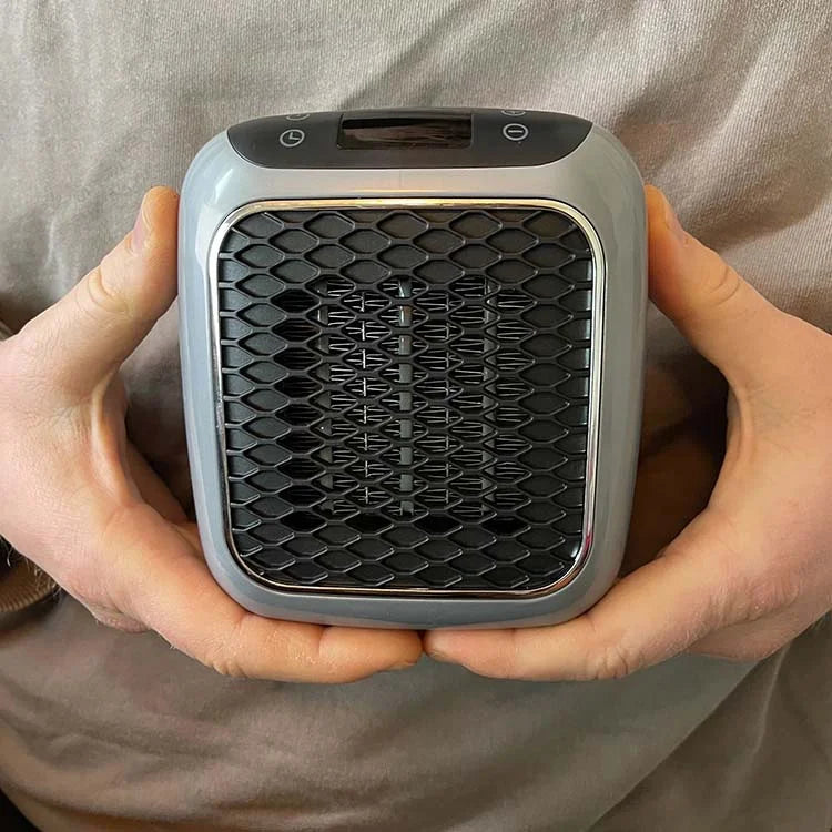 Space Heater Compact Adjustable Timer Tip-Over & Overheat Protection