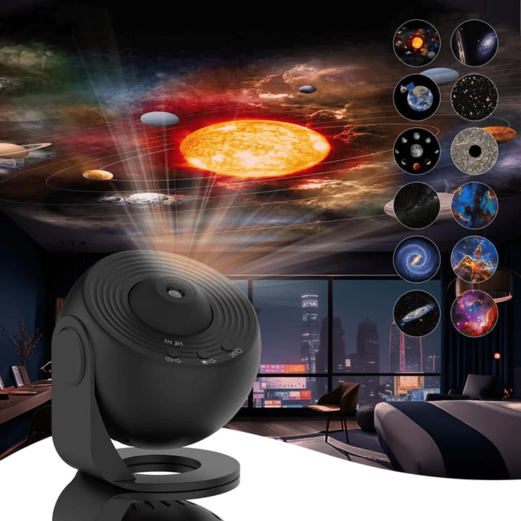 Star Projector 13 HD Discs Adjustable Focus & Rotation