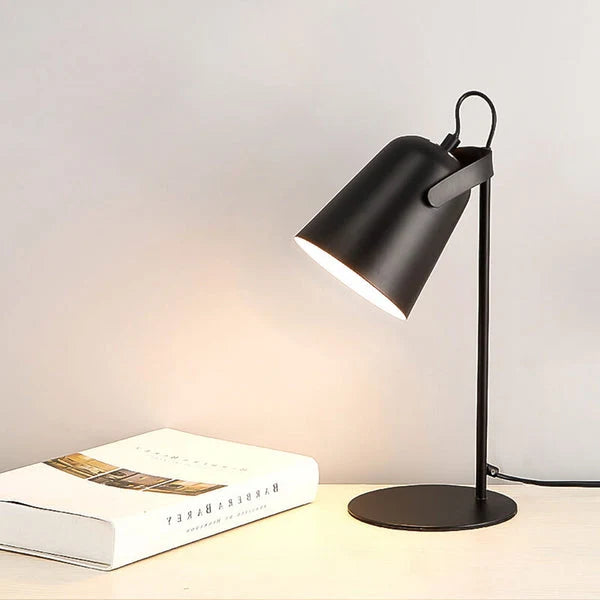 Table Lamp Iron Scandinavian Bucket Design In-Line Switch