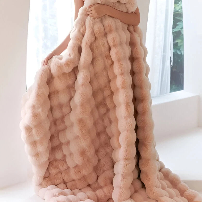 Throw Blanket Soft Plush Machine Washable 100 × 160 cm