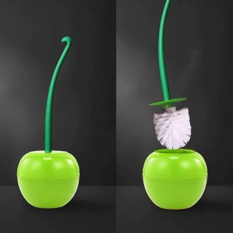 Toilet Brush With Holder Compact Minimalist Design