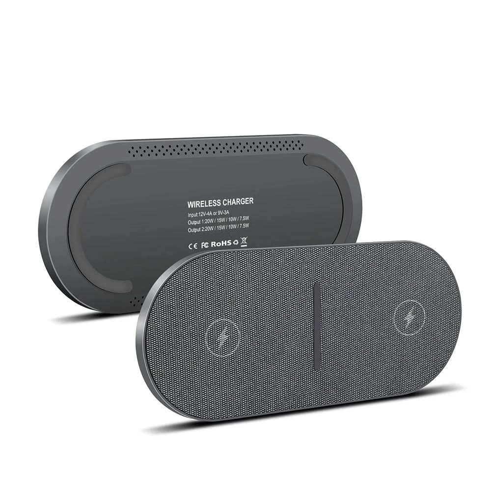 Wireless Charging Station Dual Qi 40W Multi-Device】【。