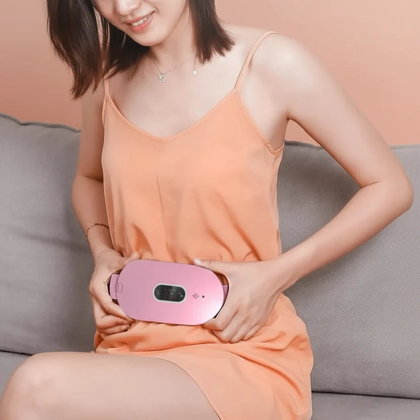 Abdominal Heating Pad Graphene Heat & Vibration USB Rechargeable