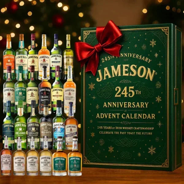 Advent Calendar 24 Mini Bottles Tree Decorations