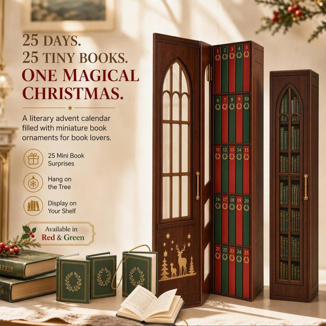 Advent Calendar 25 Mini Books With Hanging Loops