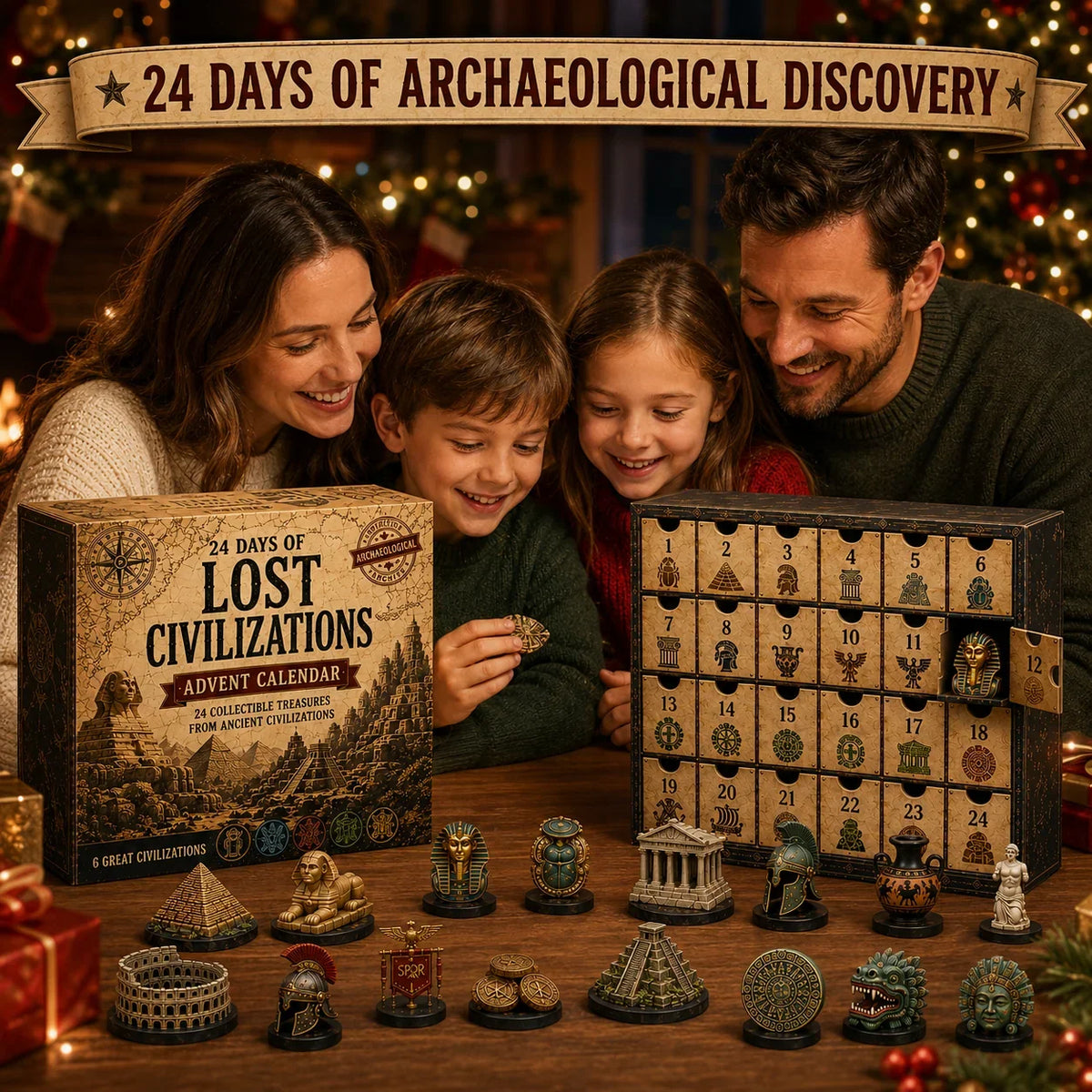 Advent Calendar Ancient Artifacts 24 Unique Collectibles Across Six Cultures