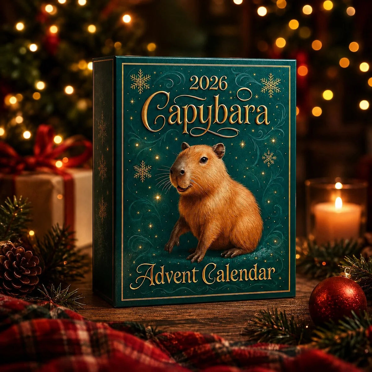 Advent Calendar Capybara Figures Set of 24 PVC Surprises