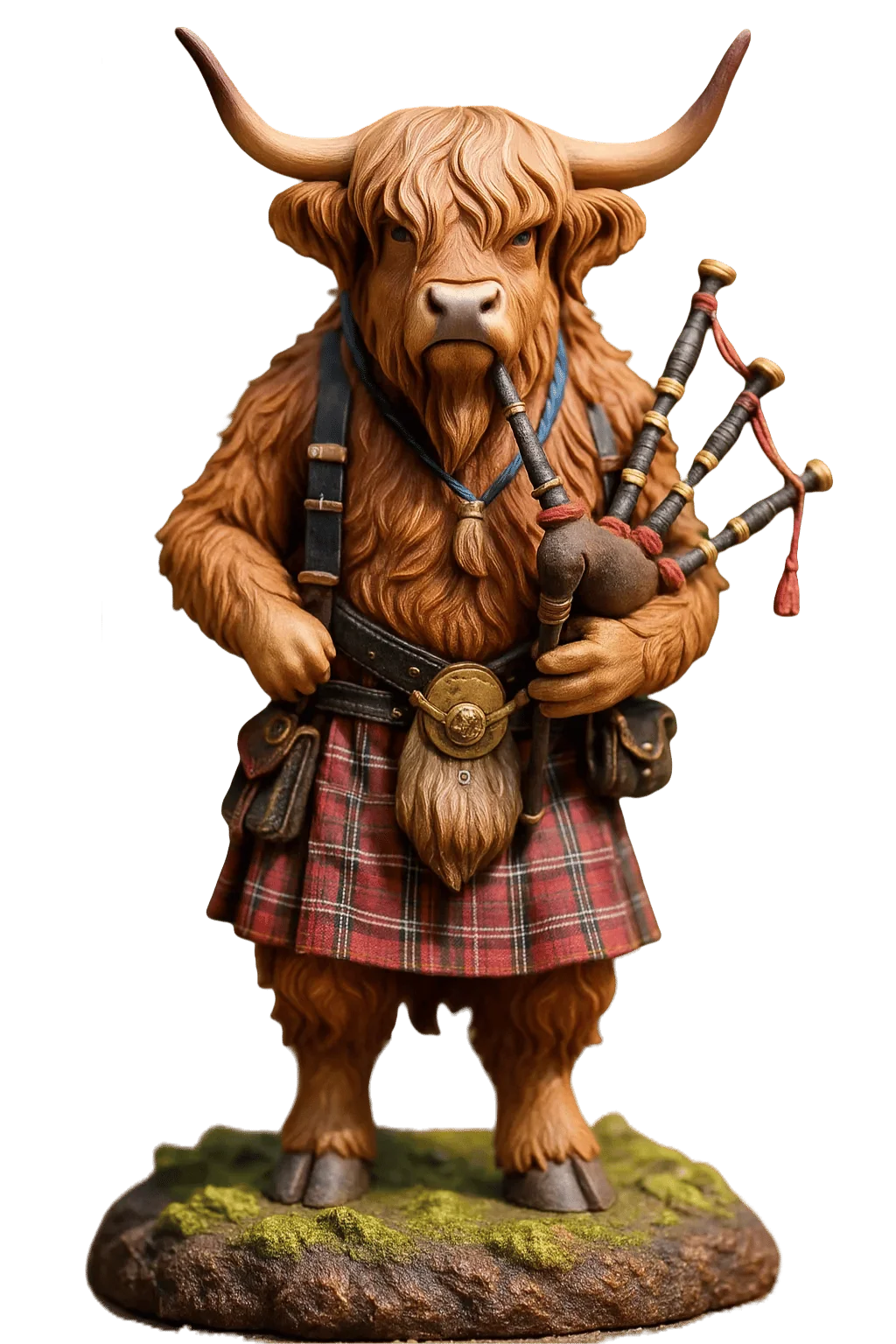 Advent Calendar Highland Cow 24 Figurines Festive Designs