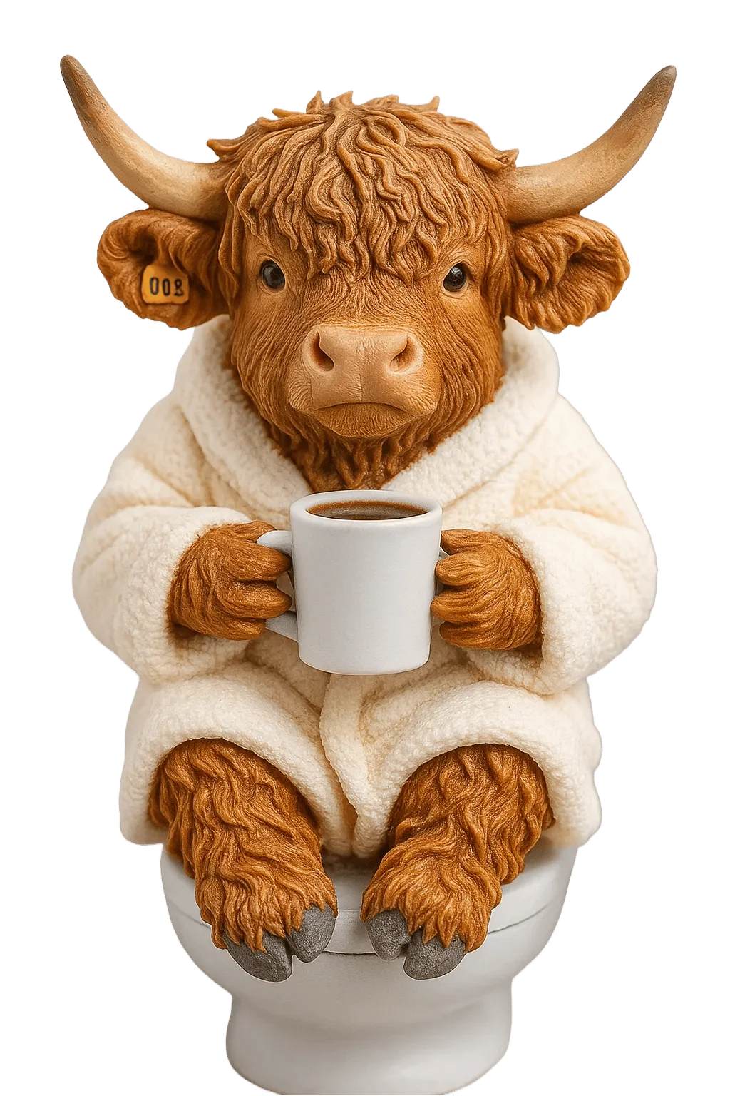 Advent Calendar Highland Cow 24 Figurines Festive Designs