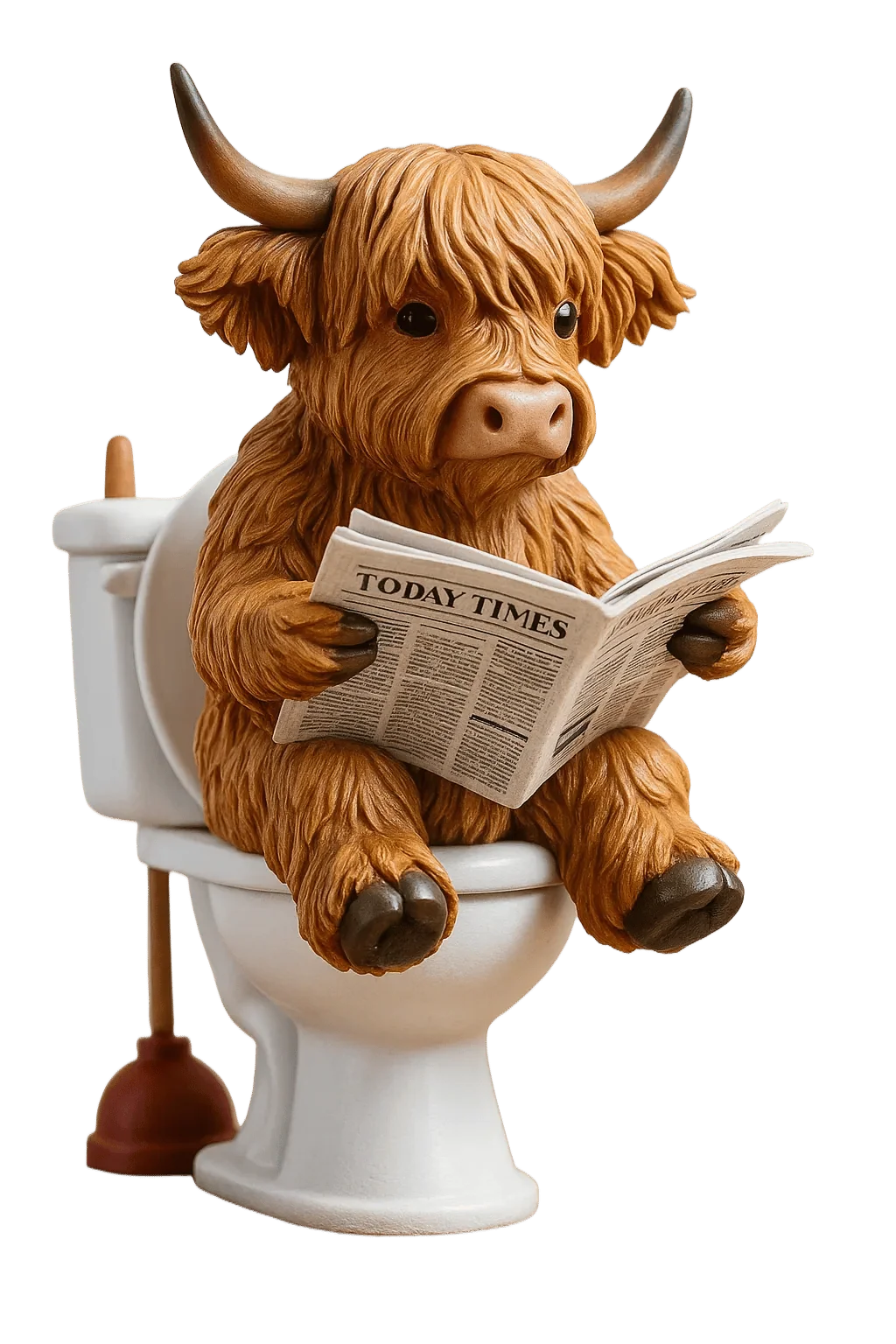 Advent Calendar Highland Cow 24 Figurines Festive Designs