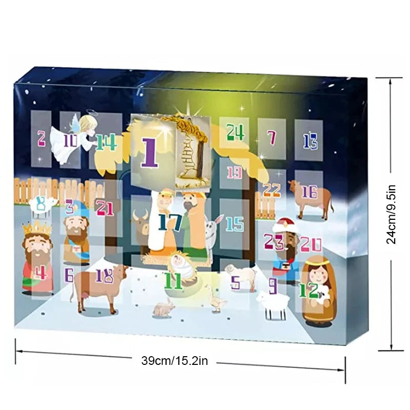 Advent Calendar Nativity Story 24 Figures