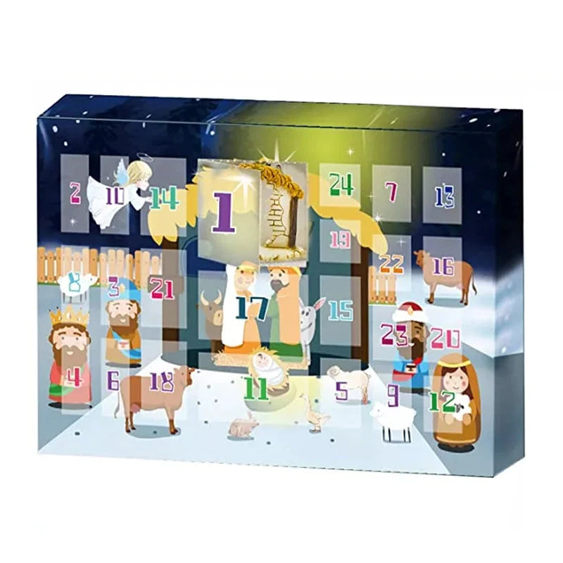 Advent Calendar Nativity Story 24 Figures