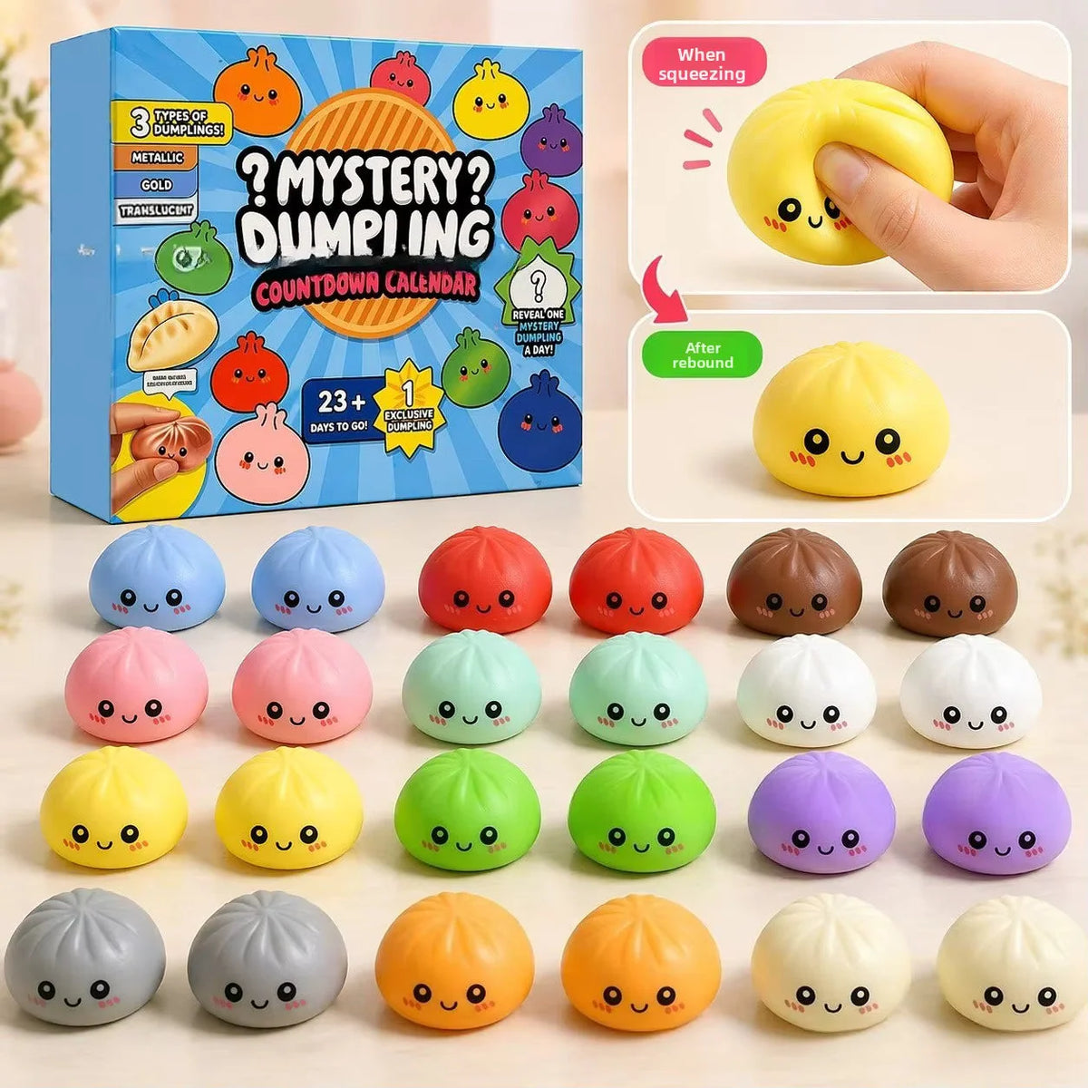 Advent Calendar Slow-Rising Squishies Set of 24