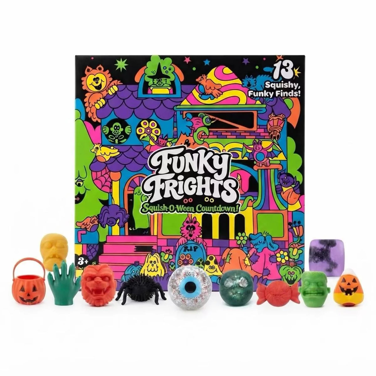 Advent Calendar Squeeze Toys Resin Holiday Countdown