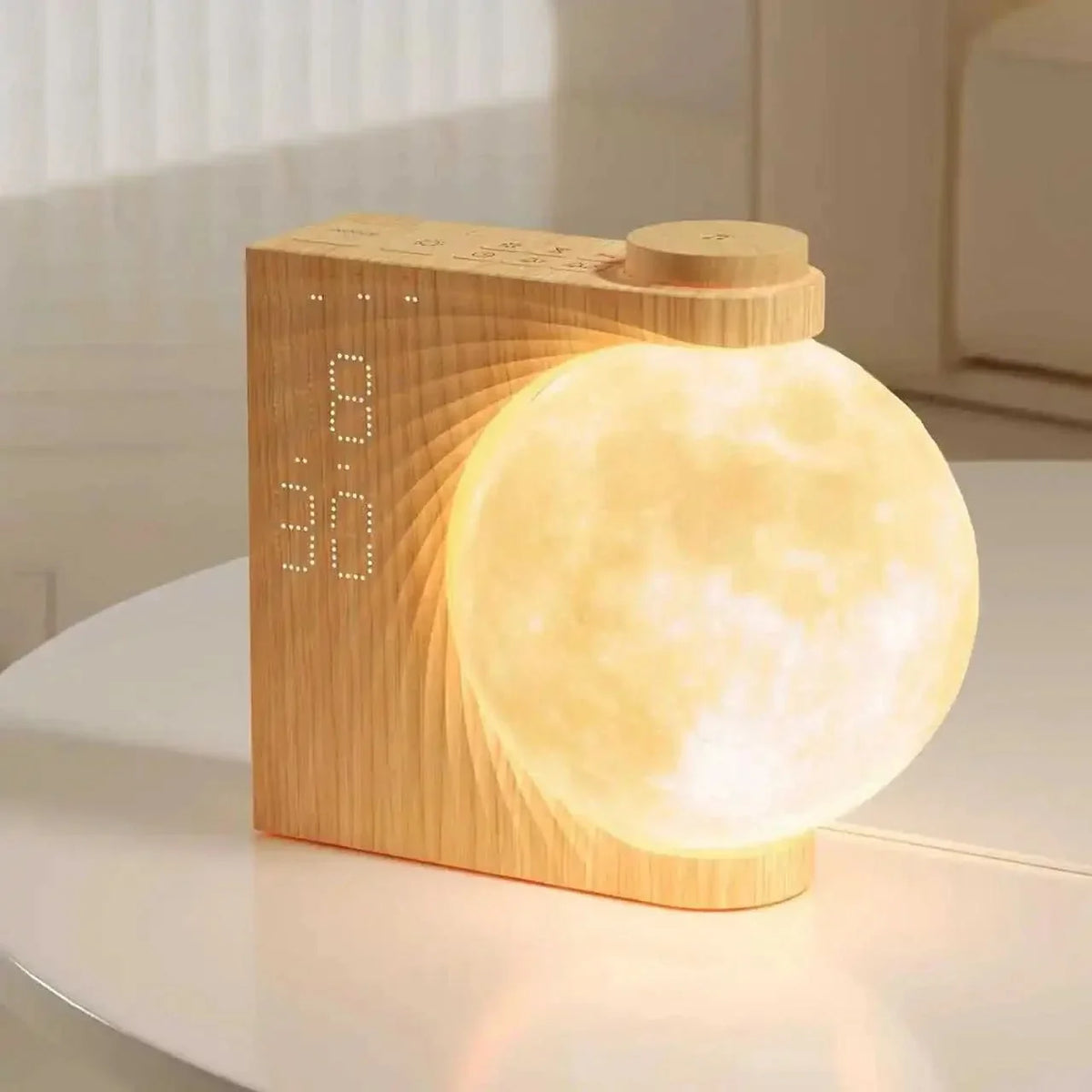 Alarm Clock Sunrise Simulation Relaxing Sleep Sounds Dimmable Display