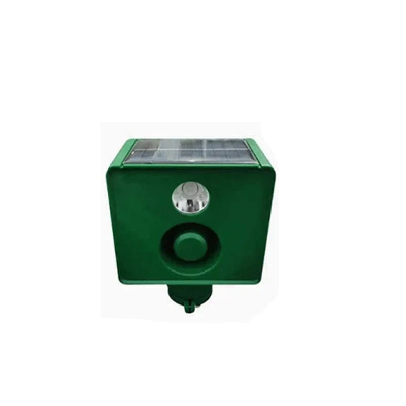 Animal Repellent Solar-Powered Alarm & LED Lights
