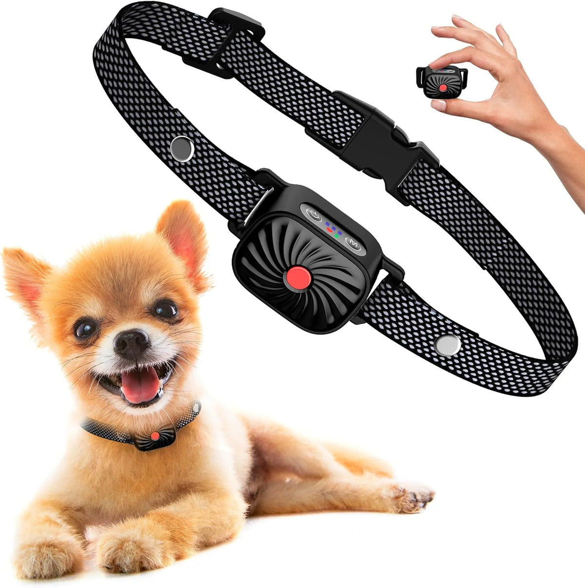 Anti-Bark Collar for Small Dogs Sound & Vibration No-Shock