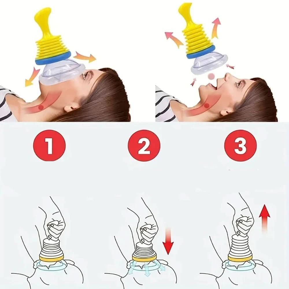 Anti-Choking Suction Device Negative-Pressure Adult & Child Masks