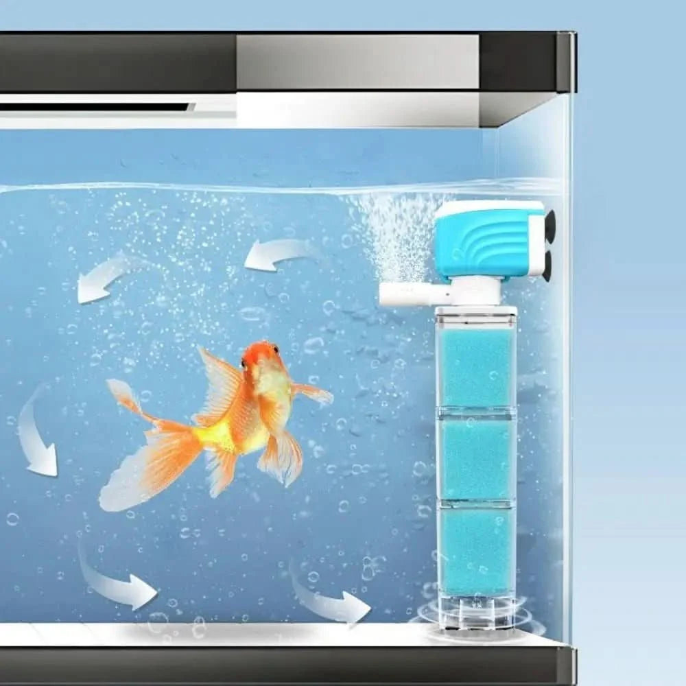 Aquarium Filter 5-in-1 Quiet Adjustable Flow