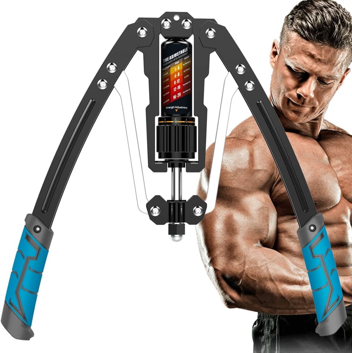 Arm Trainer Adjustable Hydraulic Resistance 22-441 Lb