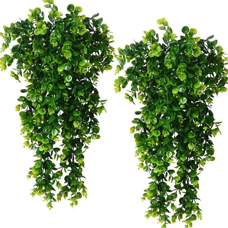 Artificial Hanging Eucalyptus Plant UV-Resistant Set of 2