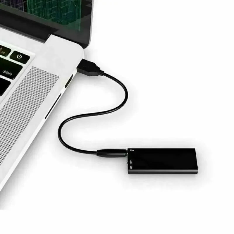 Audio Recorder Voice-Activated Magnetic Mount