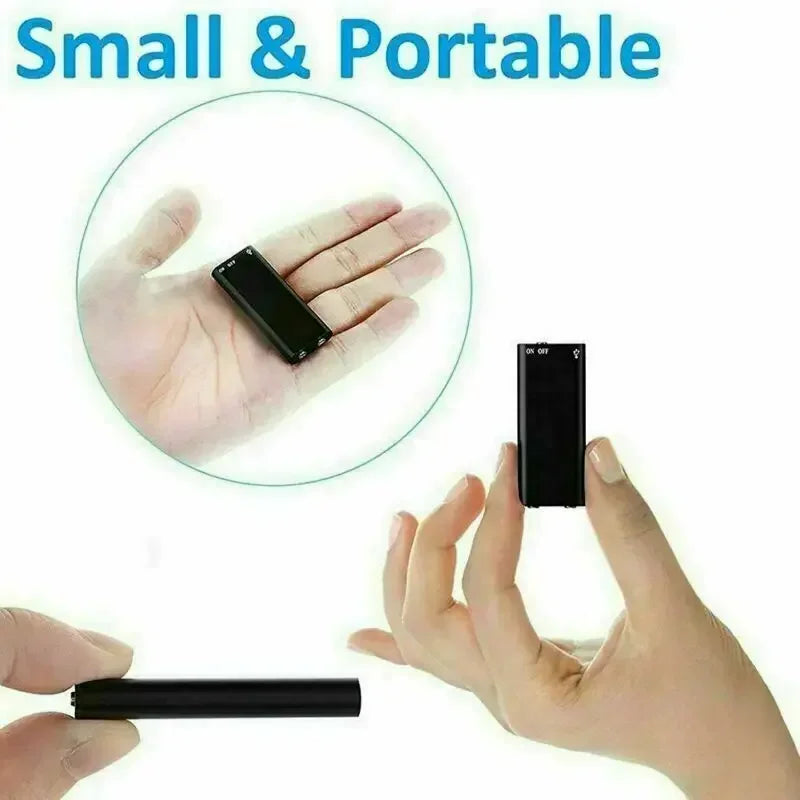 Audio Recorder Voice-Activated Magnetic Mount